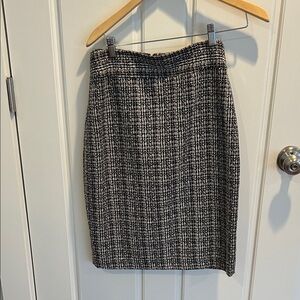 Charter Club Black and White Pencil Skirt